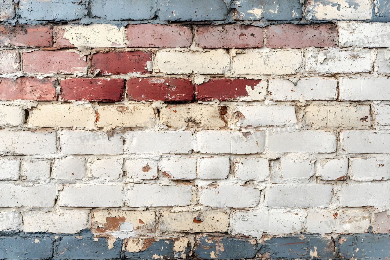 Aged Whitewashed Bricks Backdrop Images