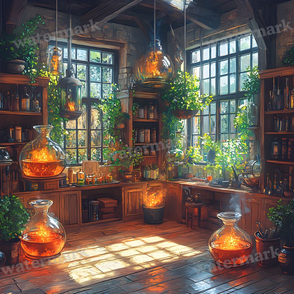 Alchemy Lab Backdrop Images