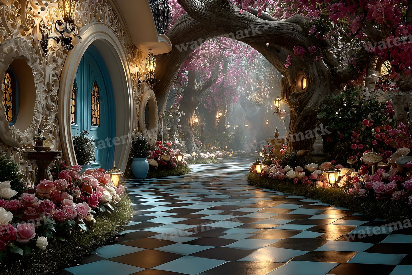 Alice Wonderland Backdrop Images
