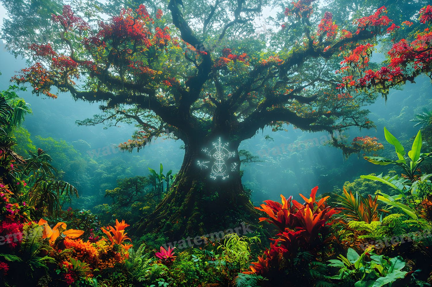 Amazonian Spirit Tree Backdrop Images