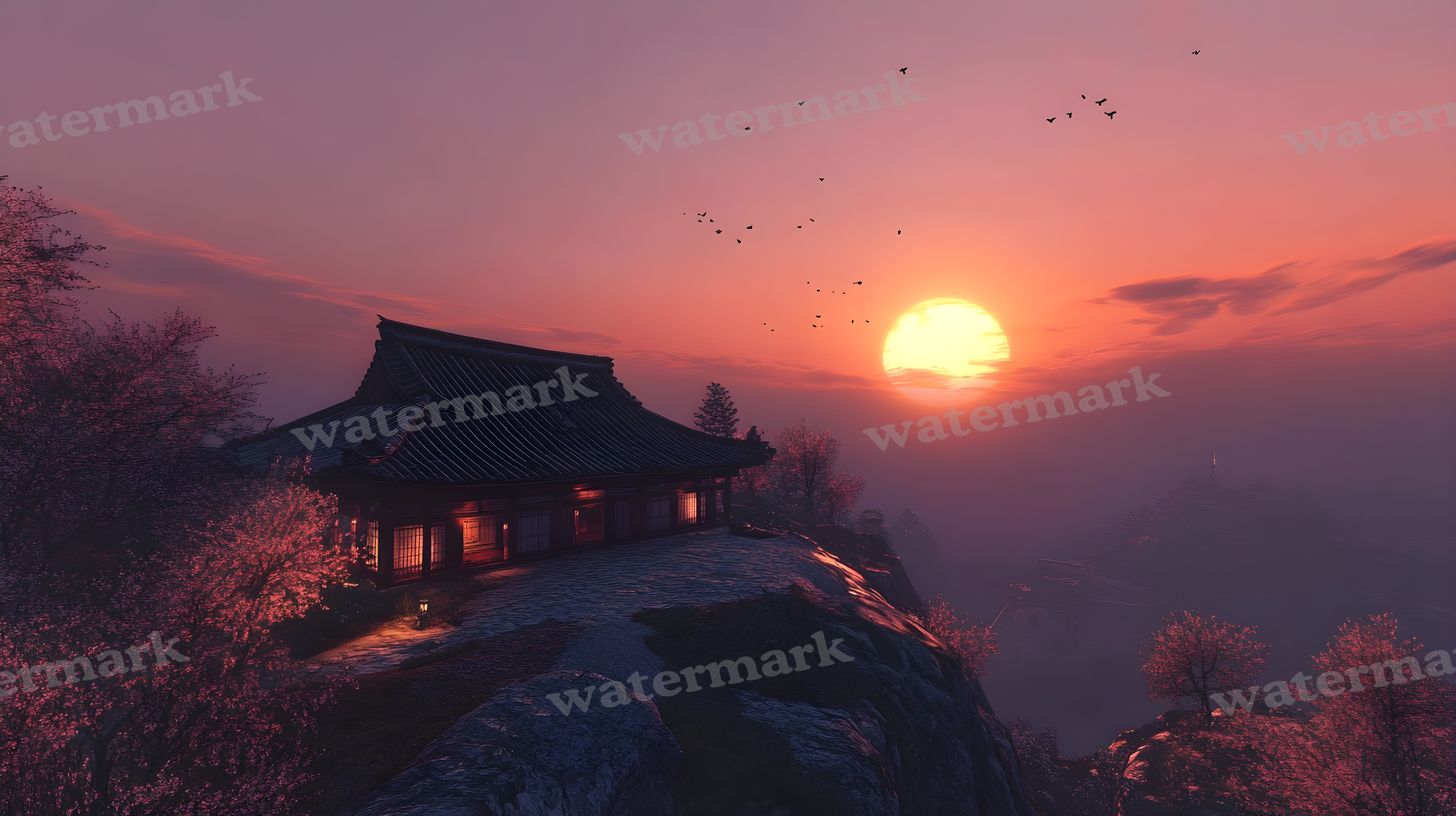 Ancient Dojo Backdrop Images
