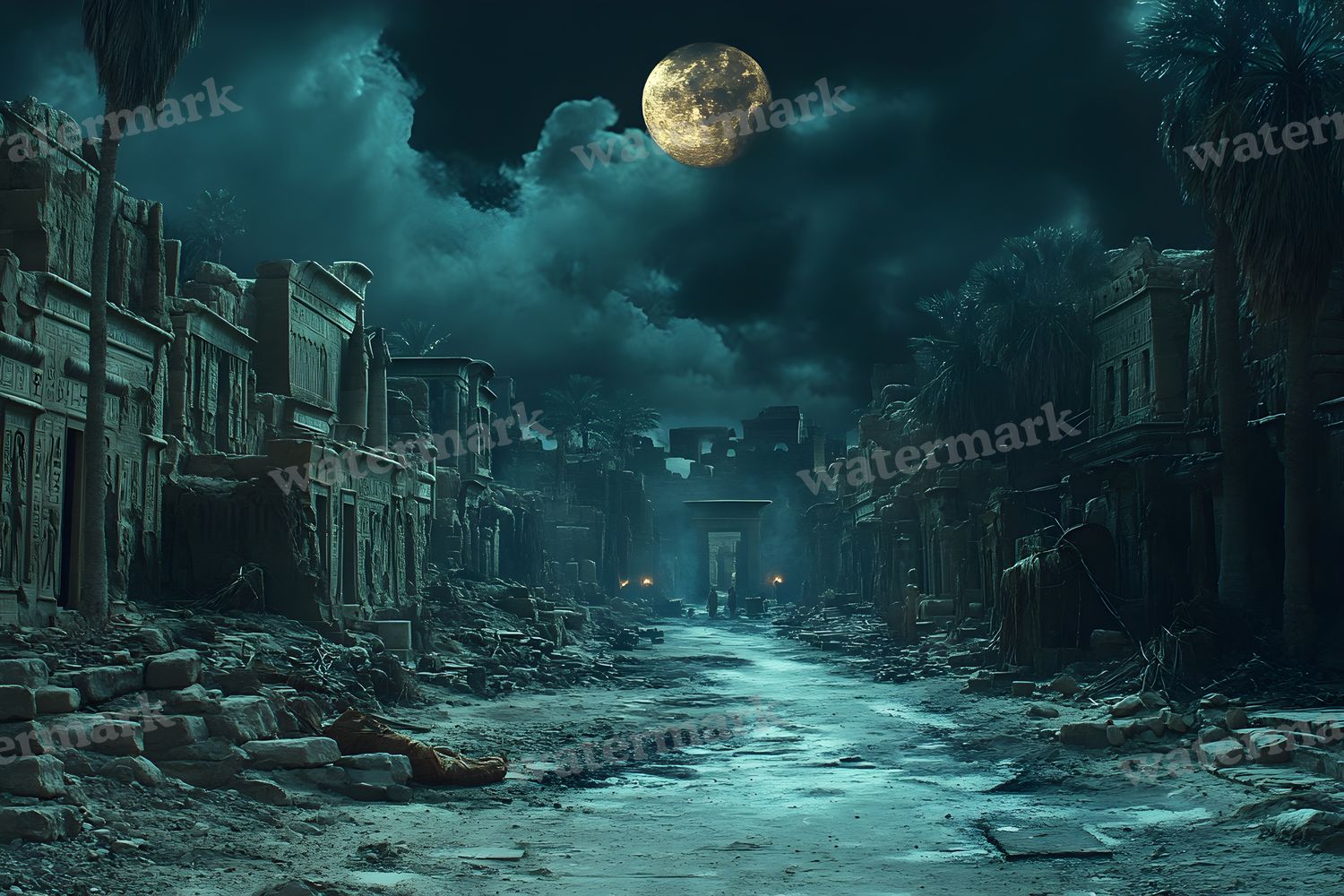 Ancient Egyptian Night Backdrop Images
