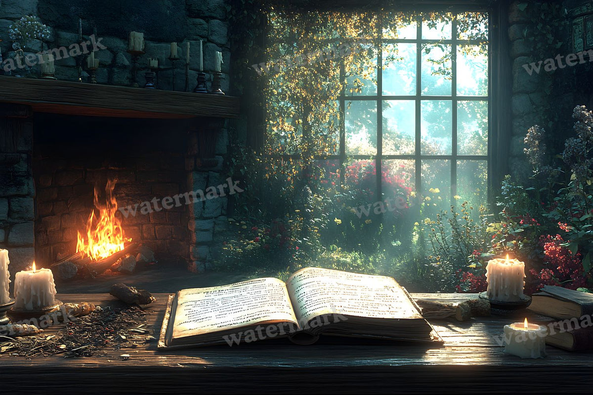 Ancient Witchgrimoire Backdrop Images