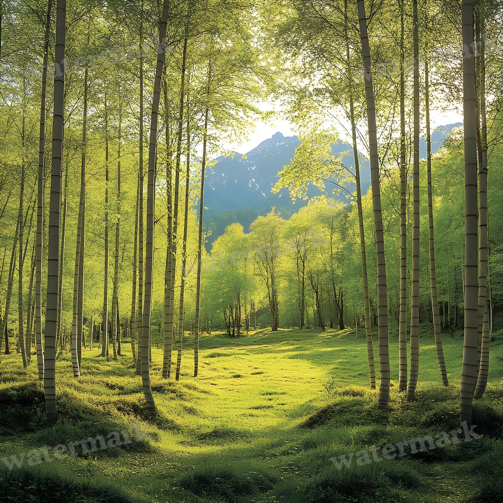 Bamboo Forest digital photo backdrop for photo editing, preview 2