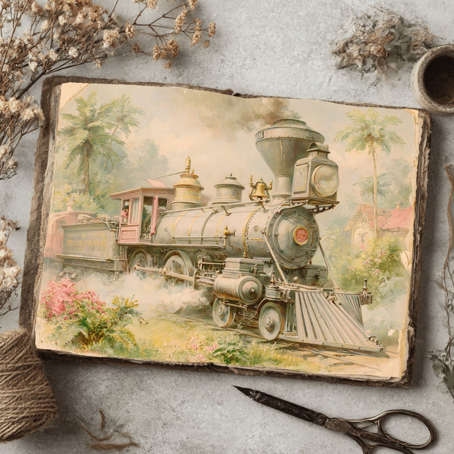 Distressed Vintage Hazy