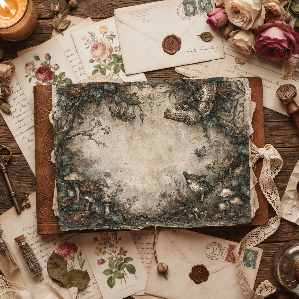 Magical Forest Parchment