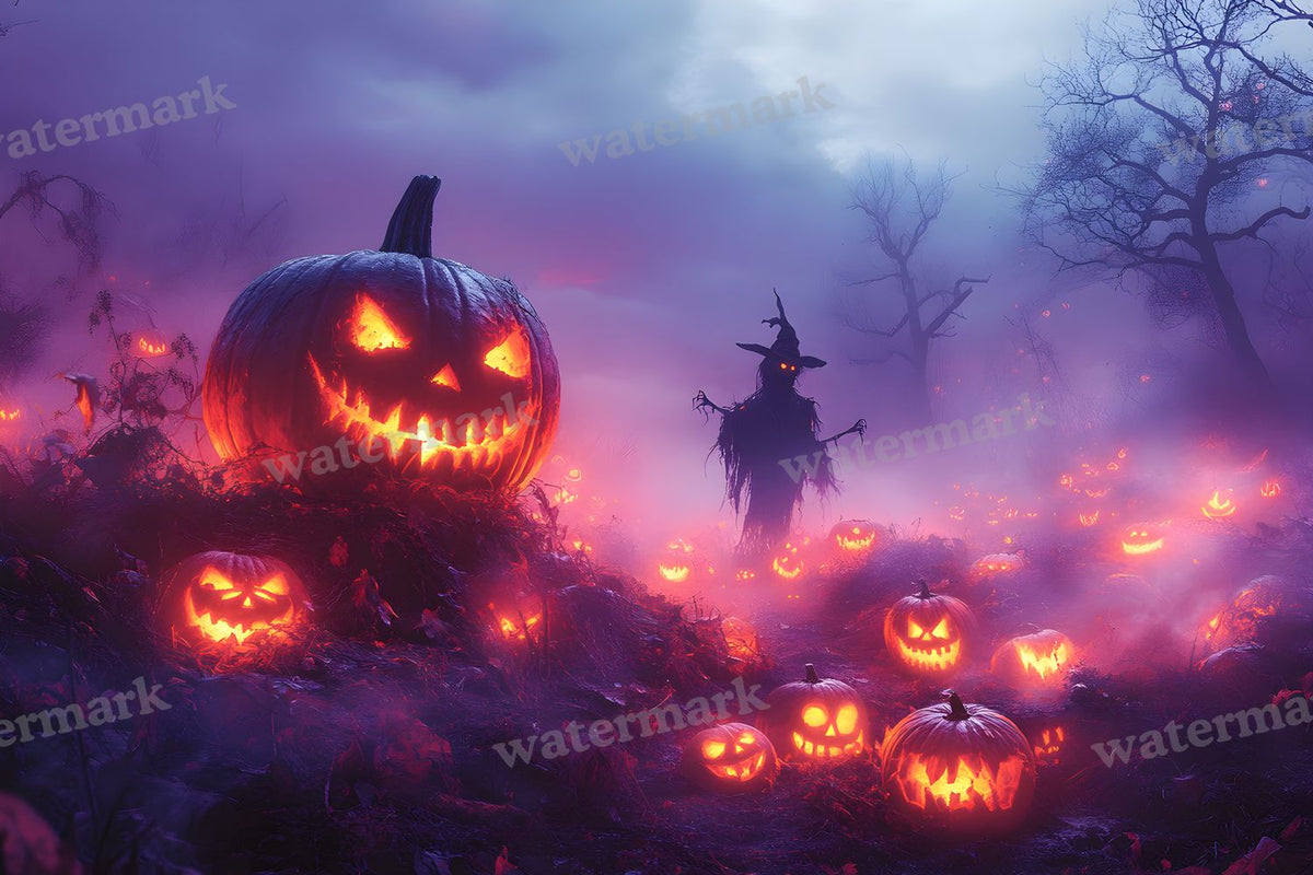 Pumpkin Field Curse Backdrop Images