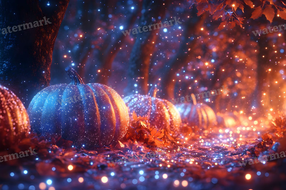Pumpkin Grove Magic Backdrop Images