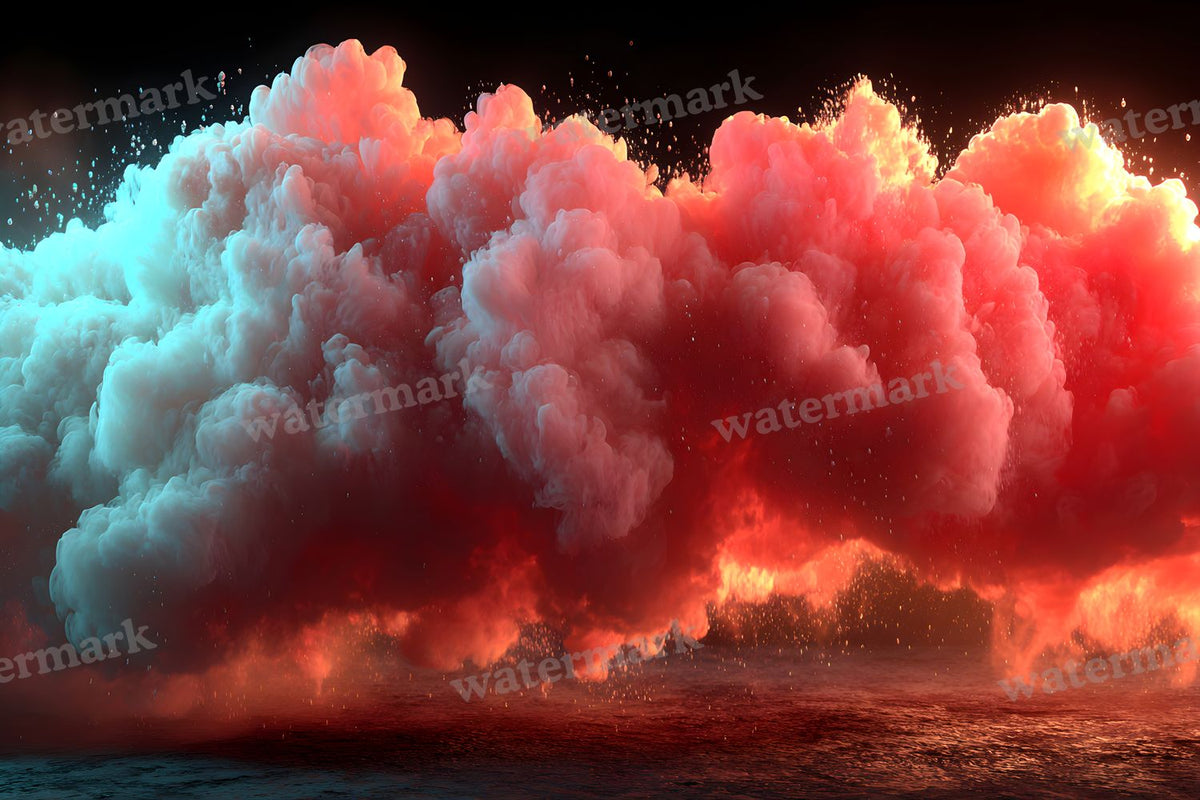Rainbow Smoke Action Backdrop Images