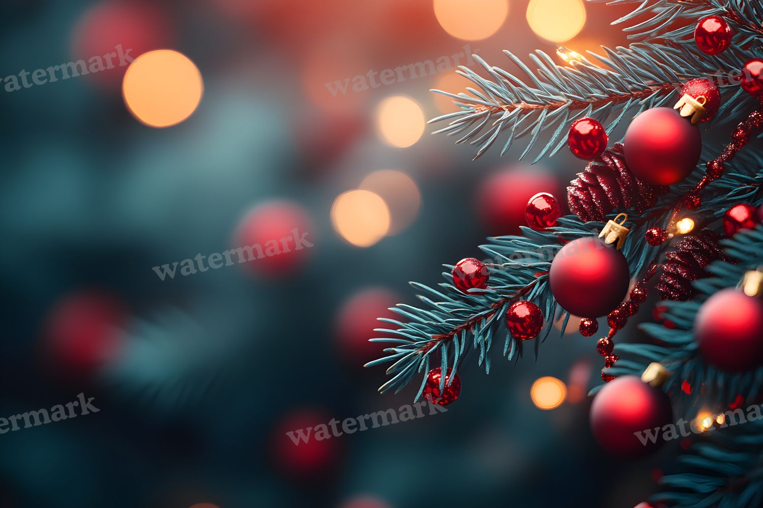 Red Christmas Backdrop Images