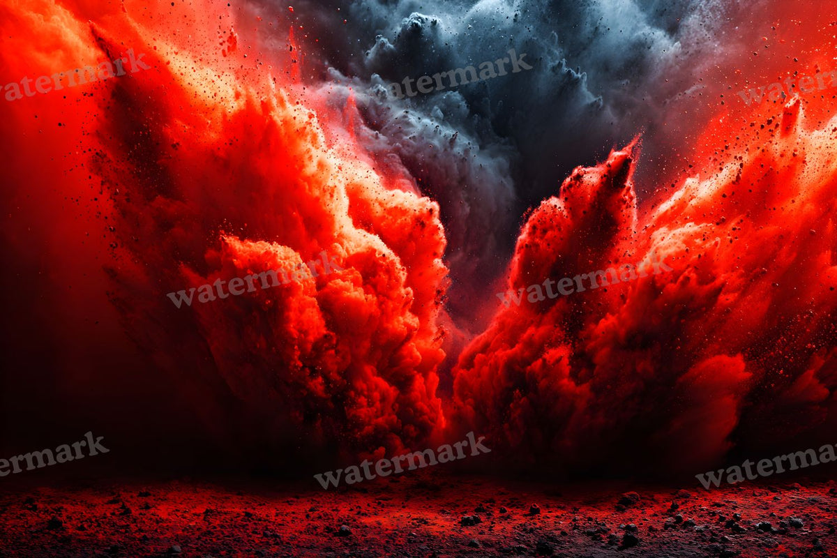 Ruby Smoke Action Backdrop Images