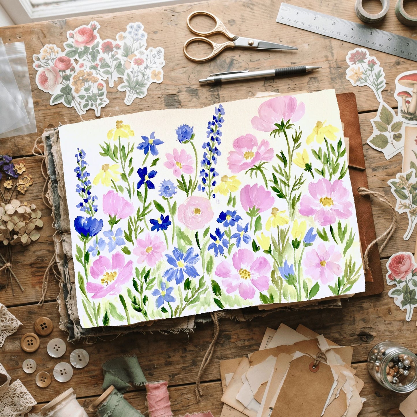Soft Impressionist Landscape Painting