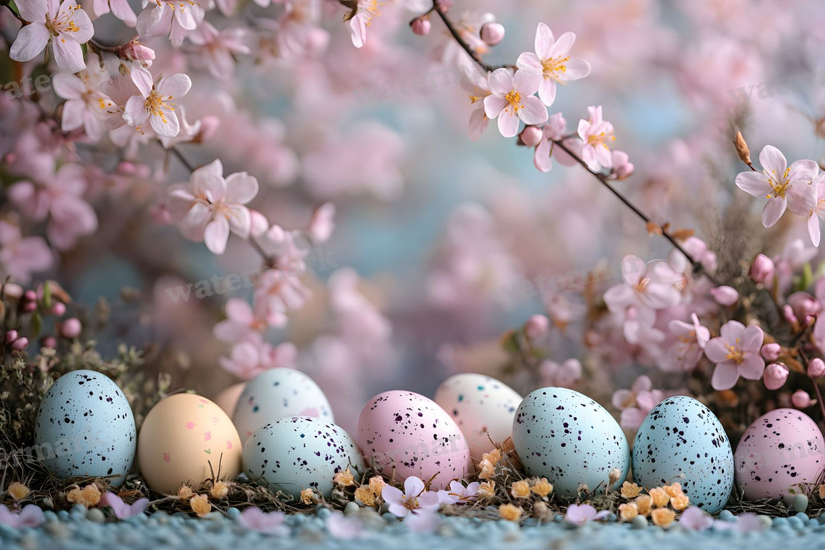 Spring Blossomeggscene Backdrop Images