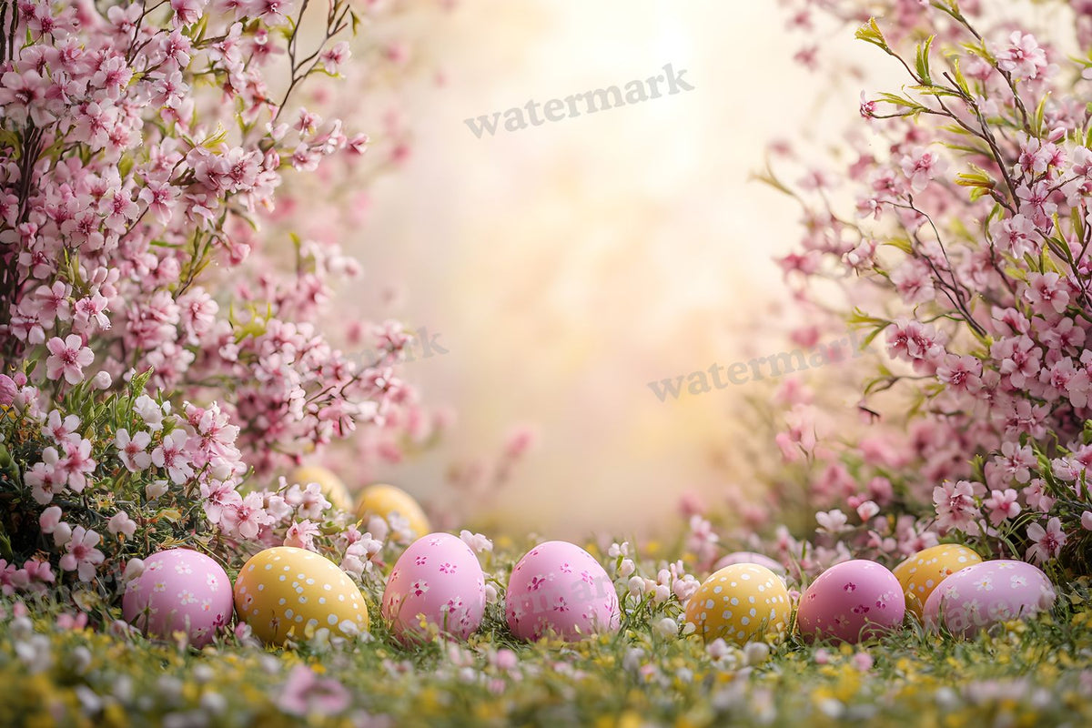 Spring Blossomeggscene Backdrop Images