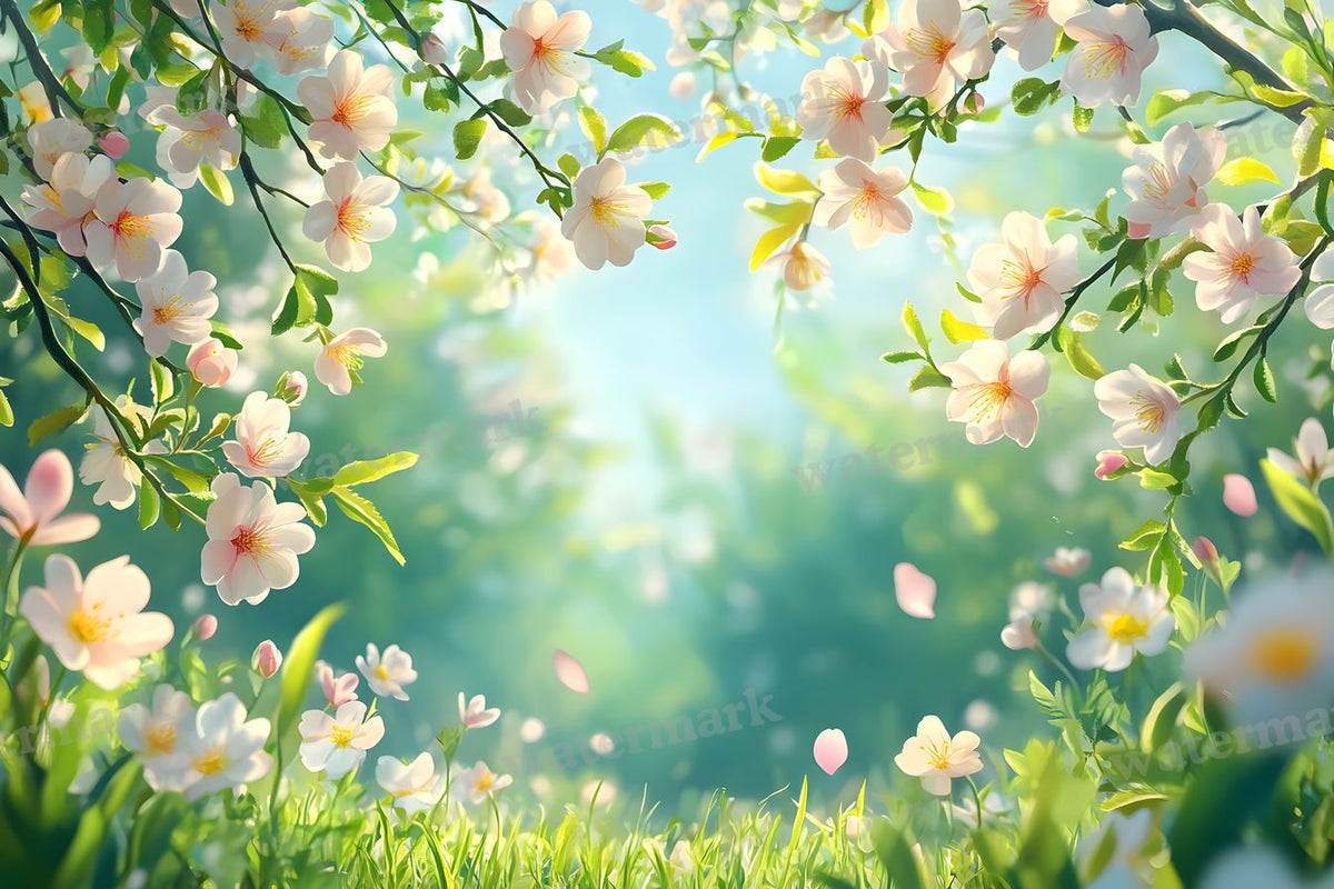 Spring Blossom Escape Backdrop Images