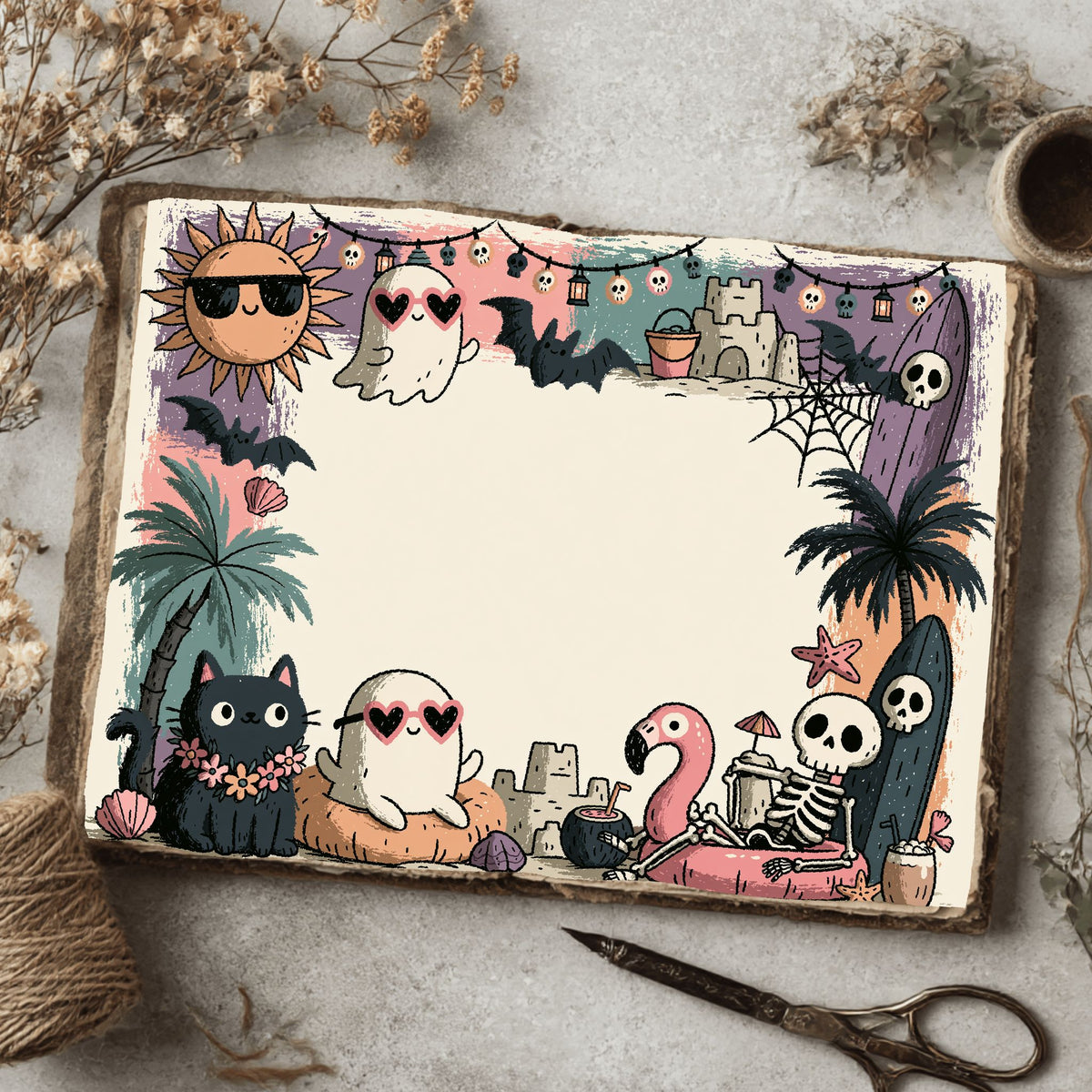 Summerween Invitation Border