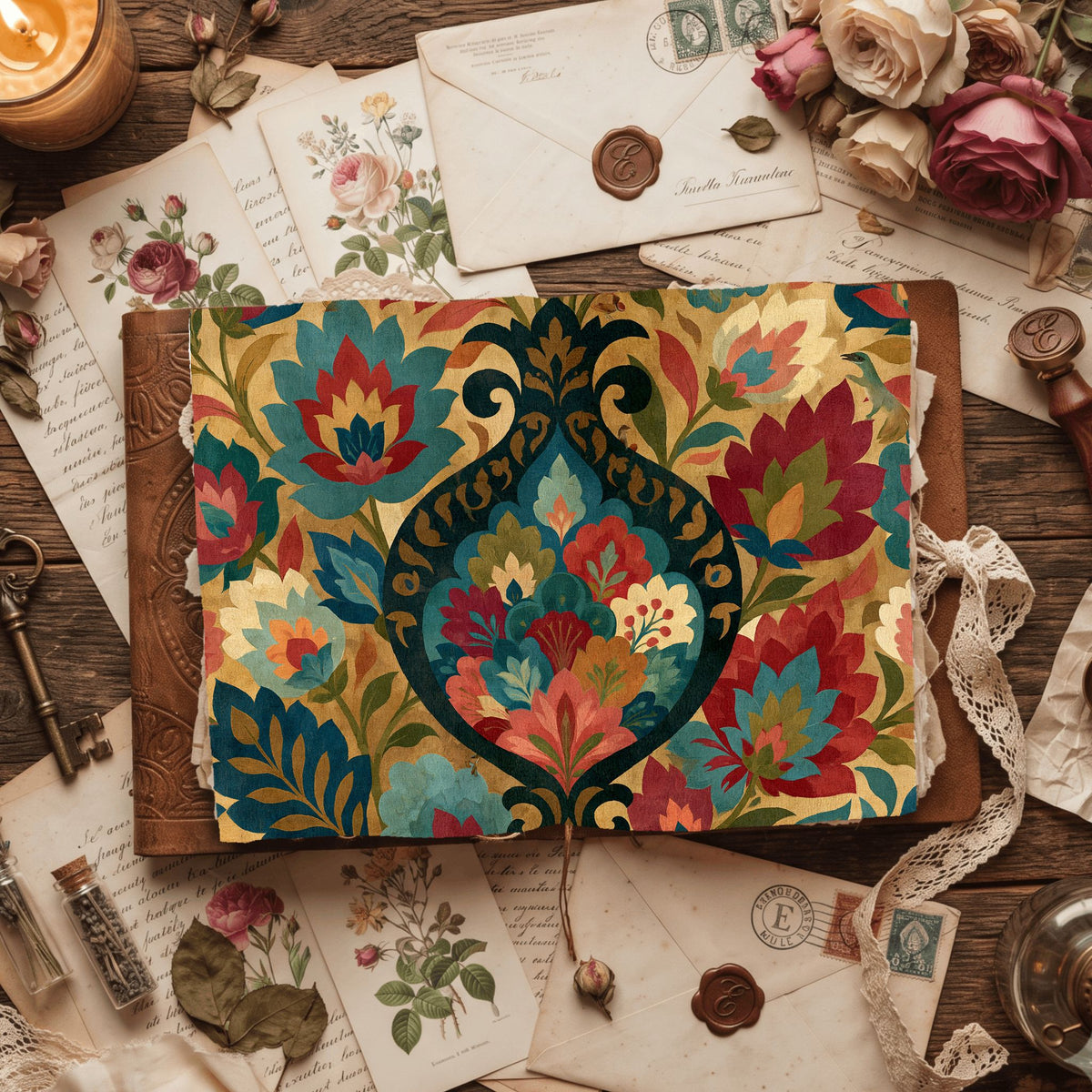 Surreal Ornamental Floral Vase