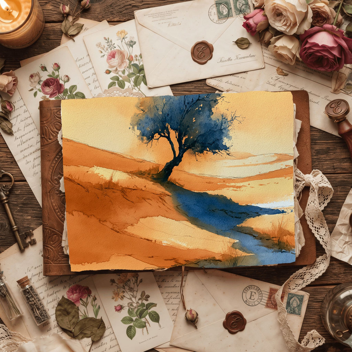 Warm Desert Landscape