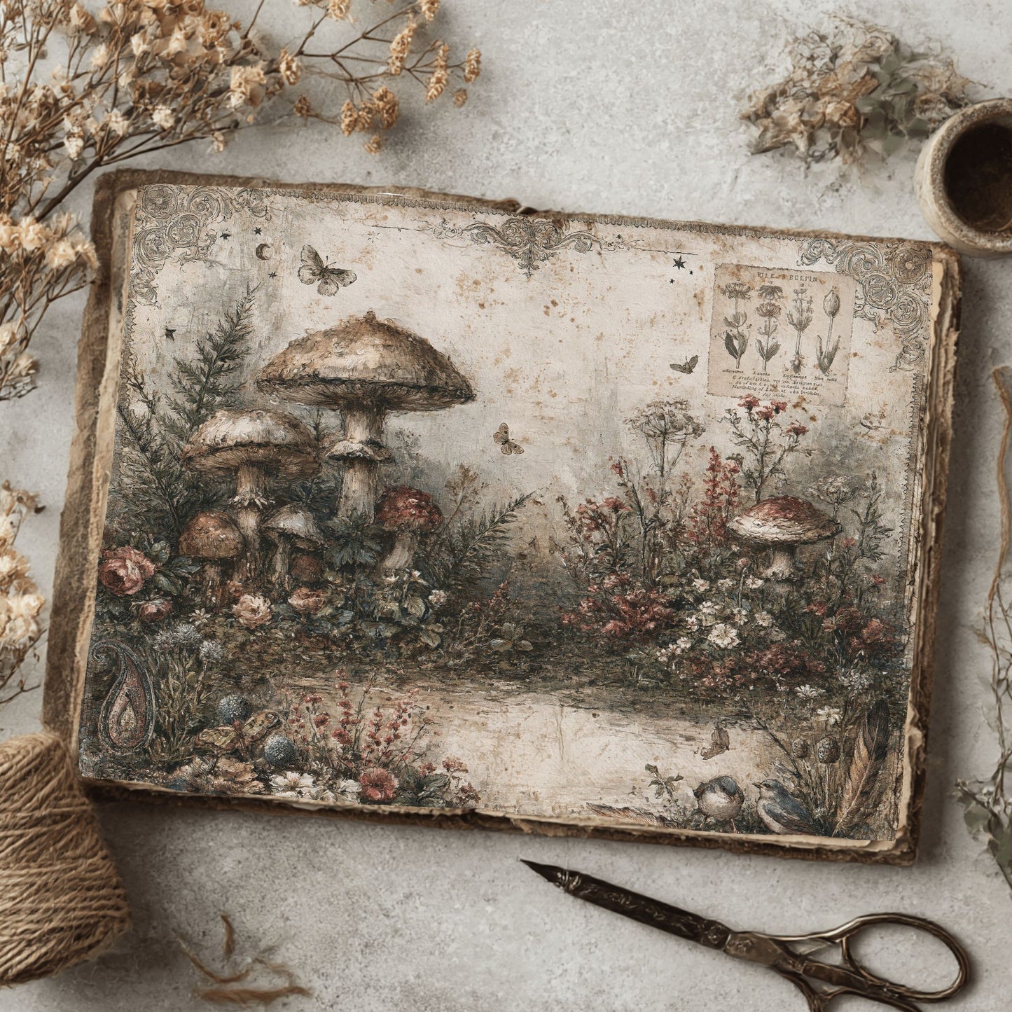 Woodland Hippie Ephemera Paper