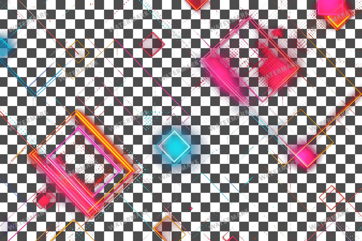 Abstract Geometric Patterns Transparent Overlay Pngs