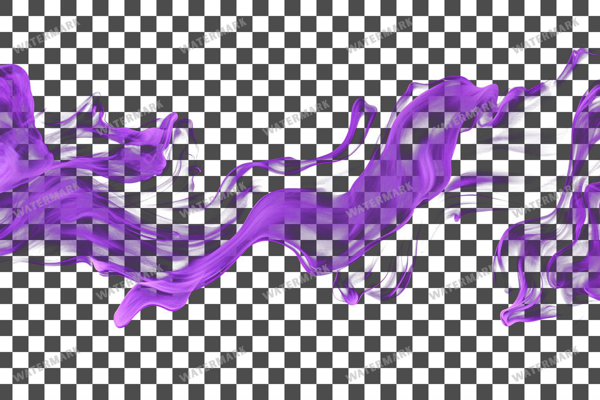 Abstract Purple Paint Transparent Overlay Pngs