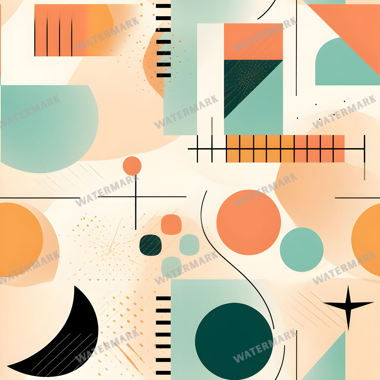 Abstract Seamless Pattern