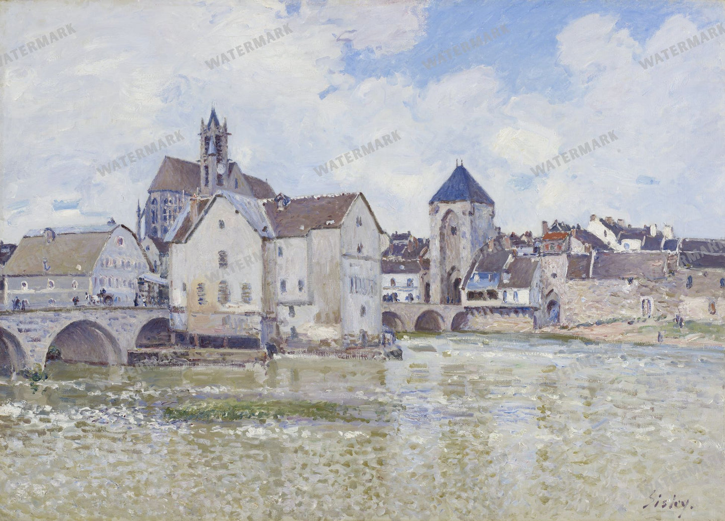 Alfred Sisley Vintage Paintings