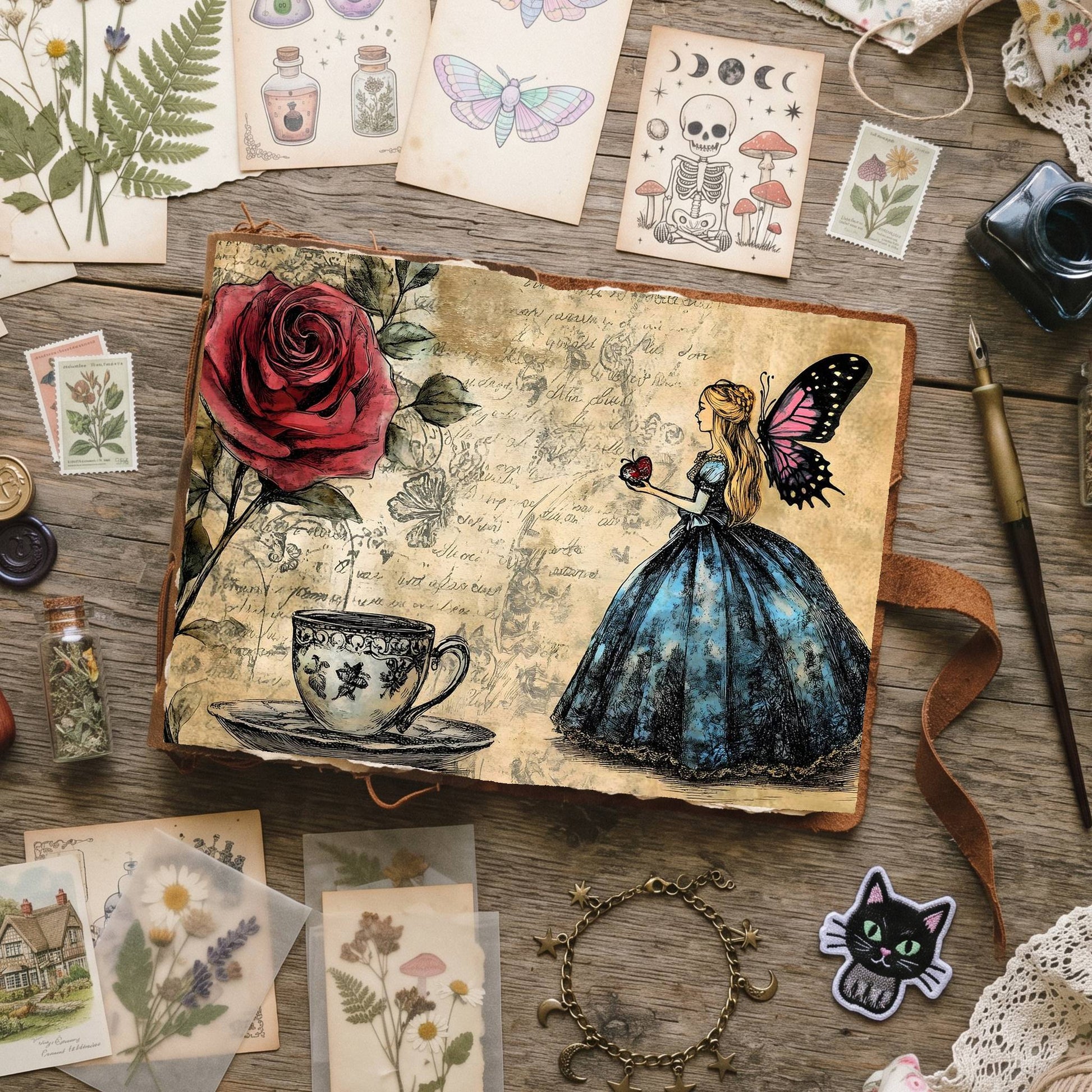 Alice In Wonderland Digital Papers
