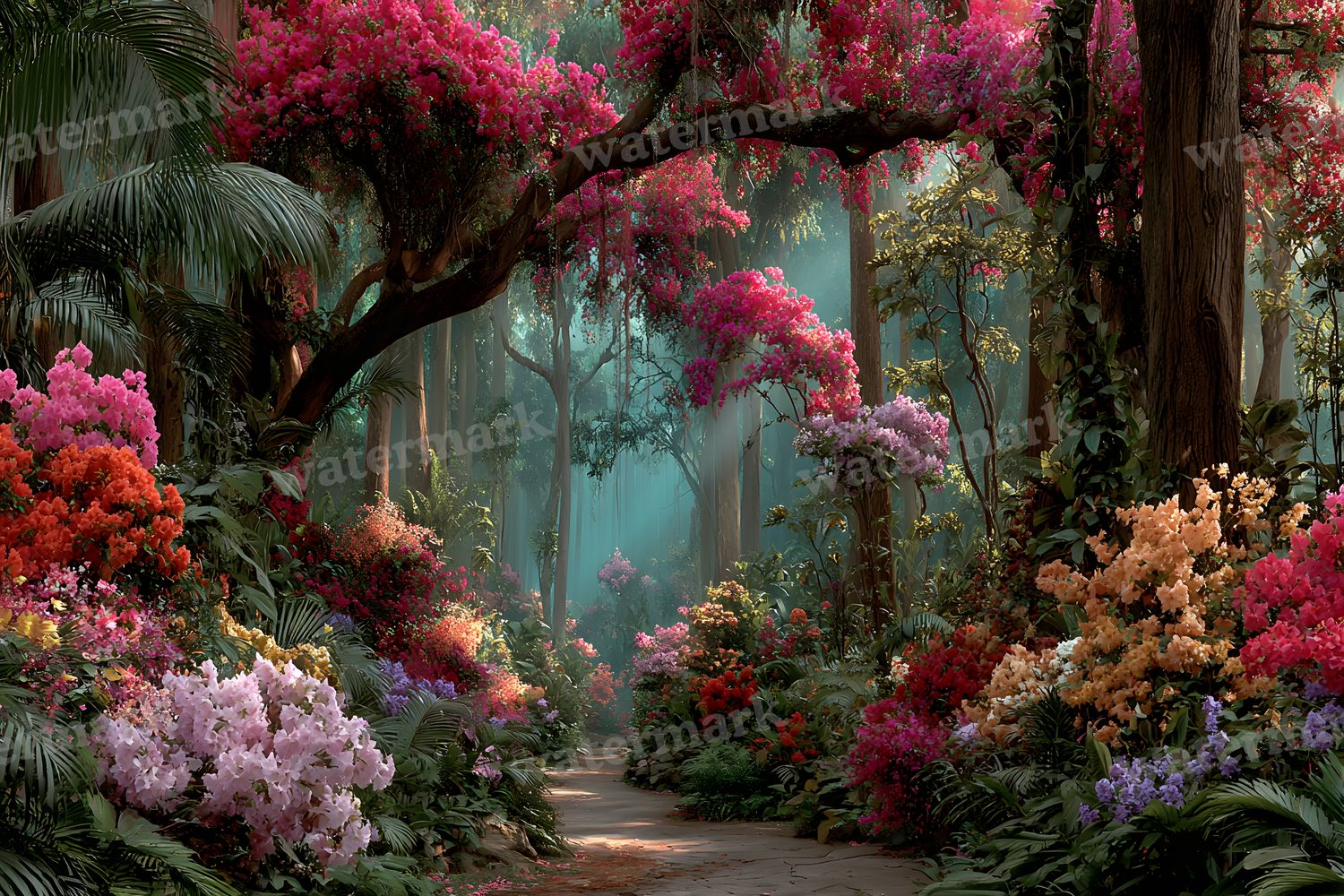 Alice Wonderland Magical Backdrop Images