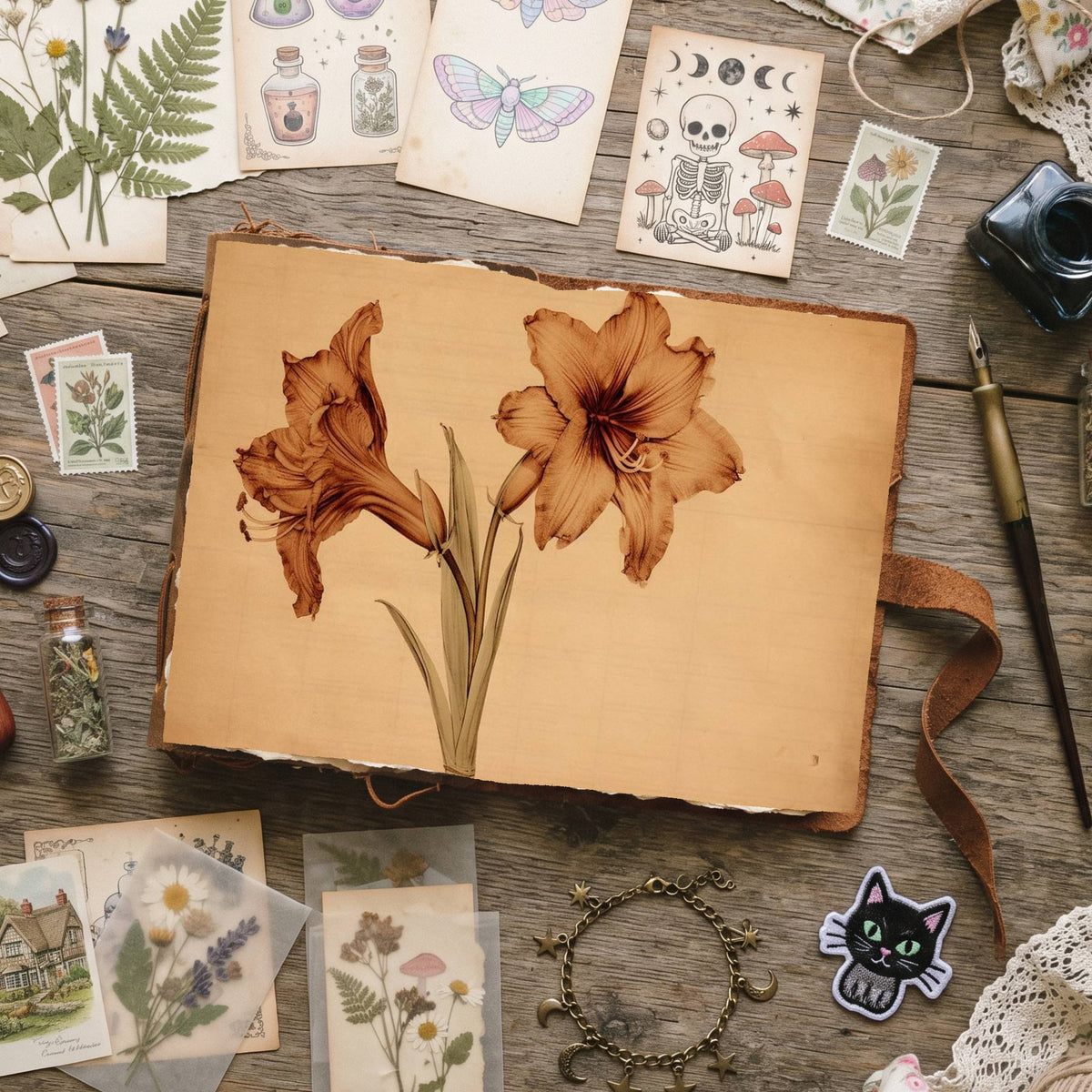 Amaryllis Digital Papers