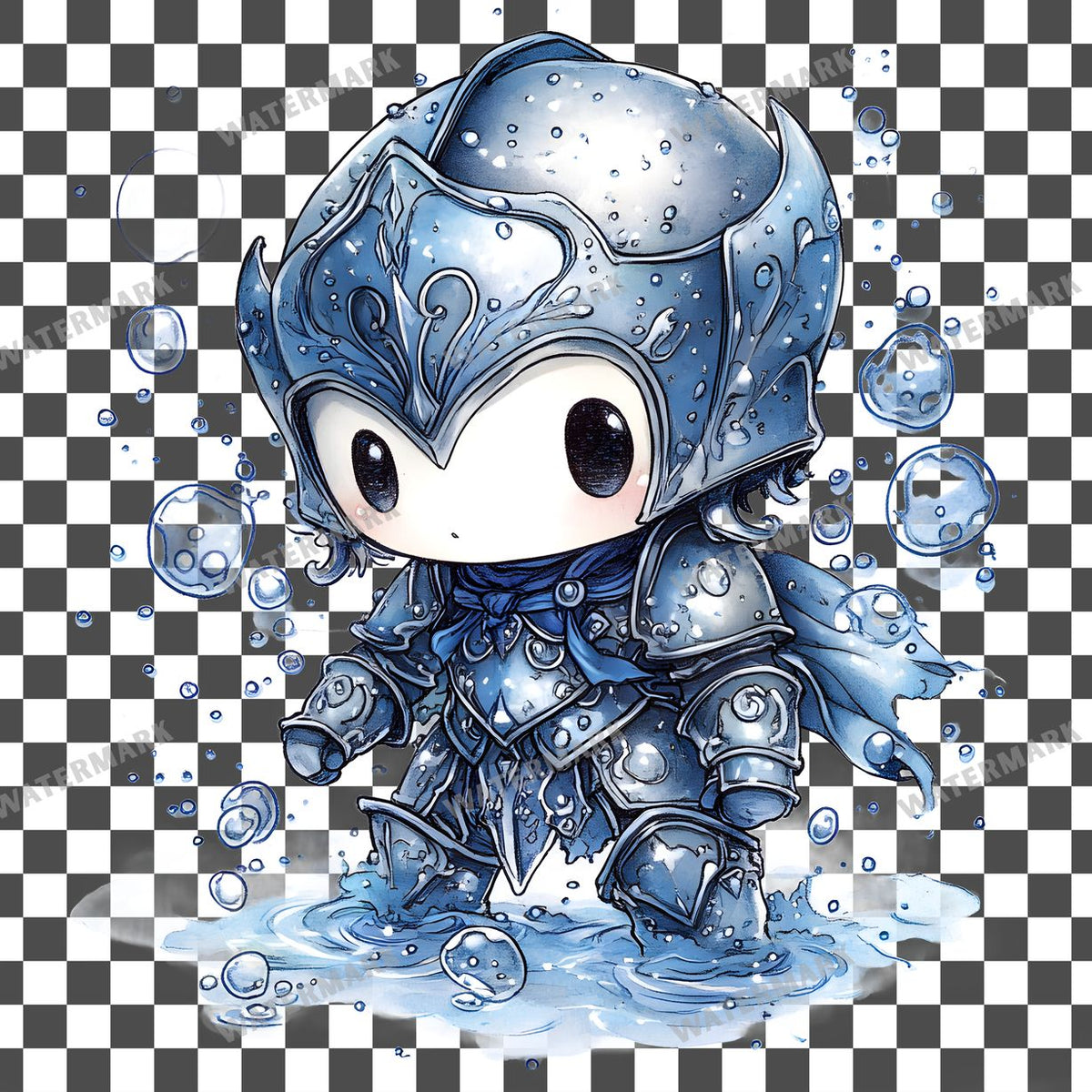 Aquatic Knight Clipart Pngs