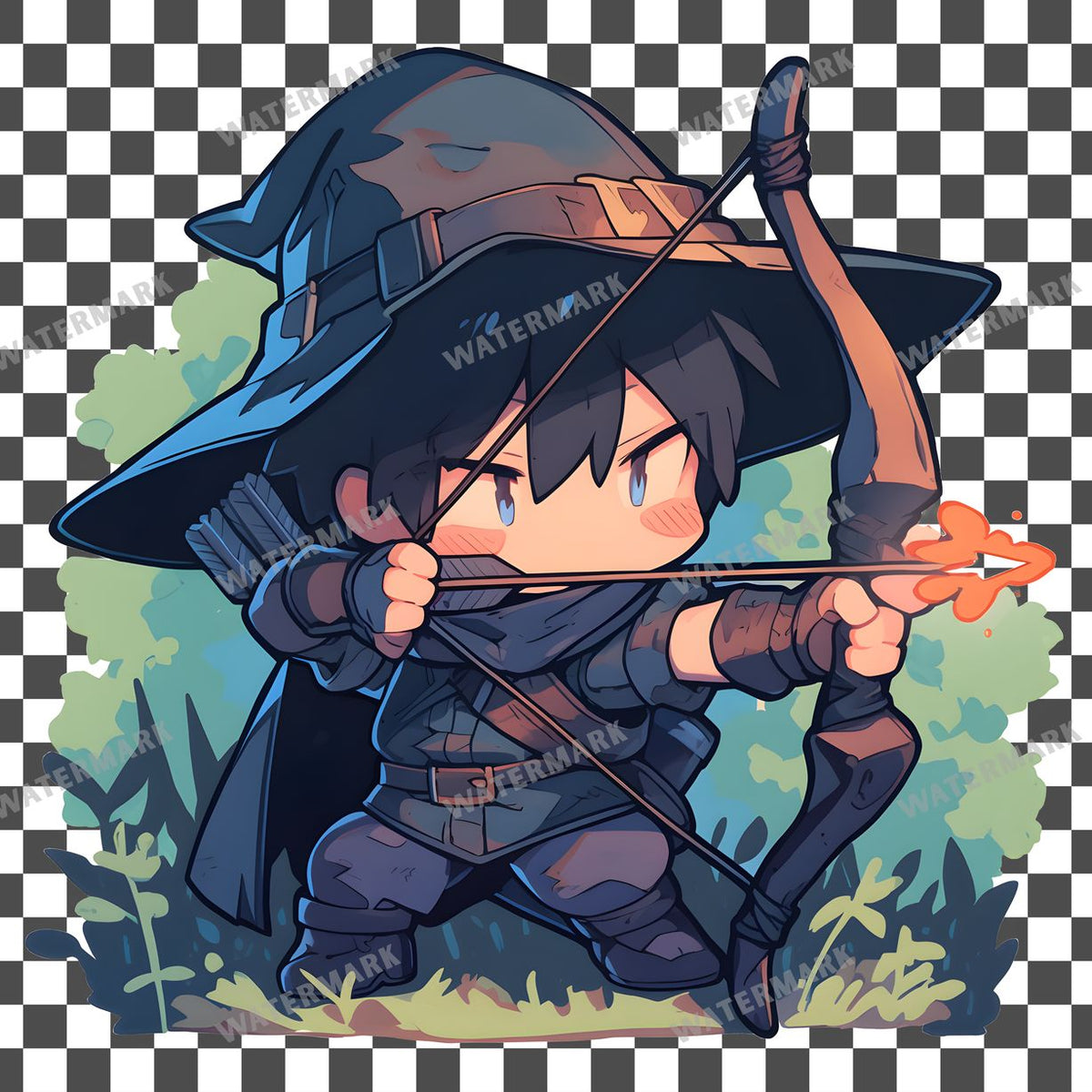 Archer Aiming Clipart Pngs