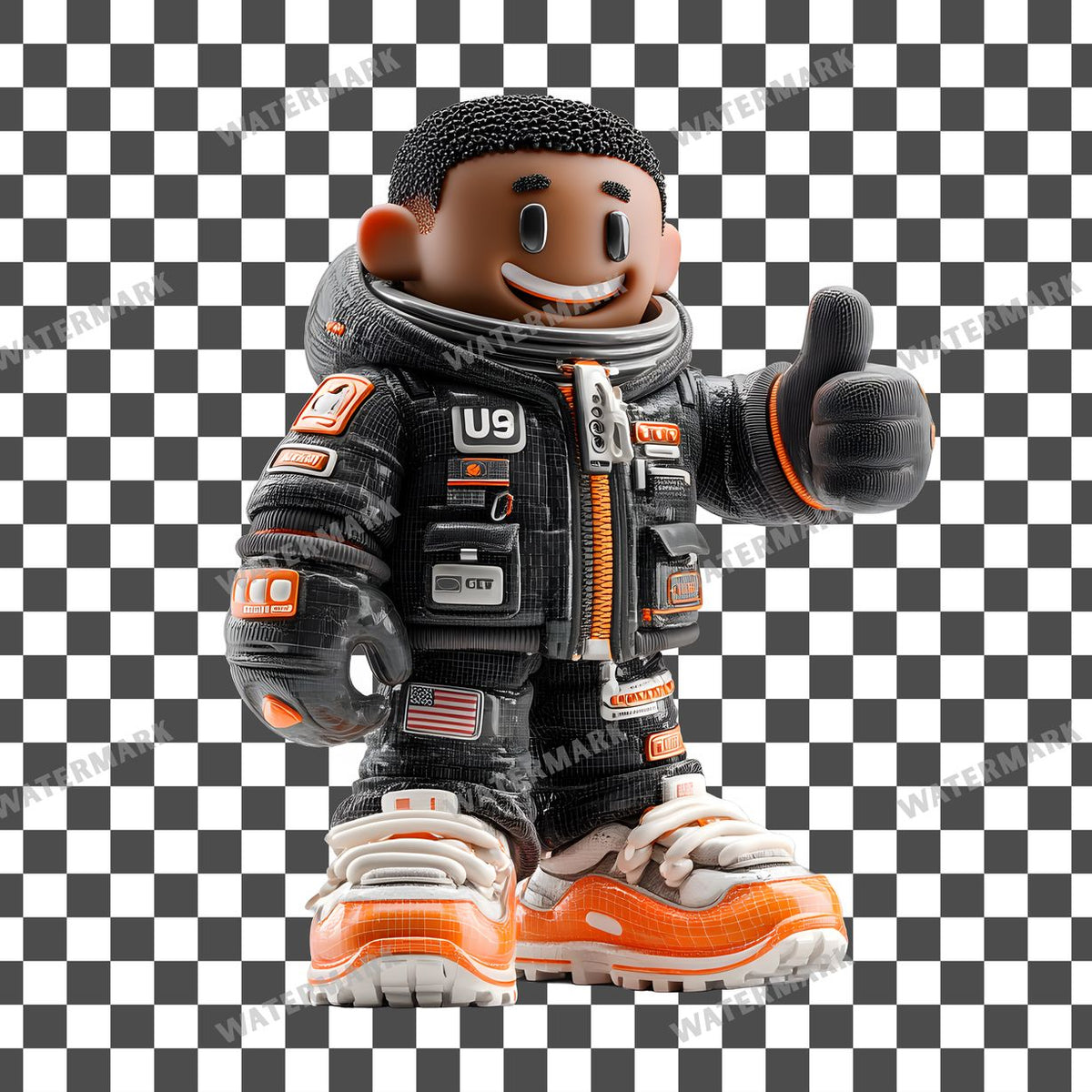 Astronaut Character Clipart Pngs
