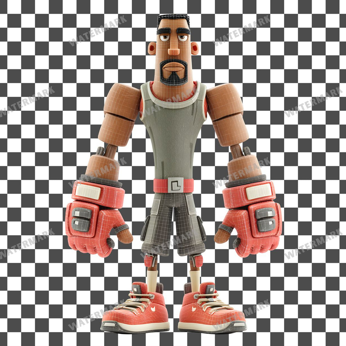 Athlete Character Clipart Pngs