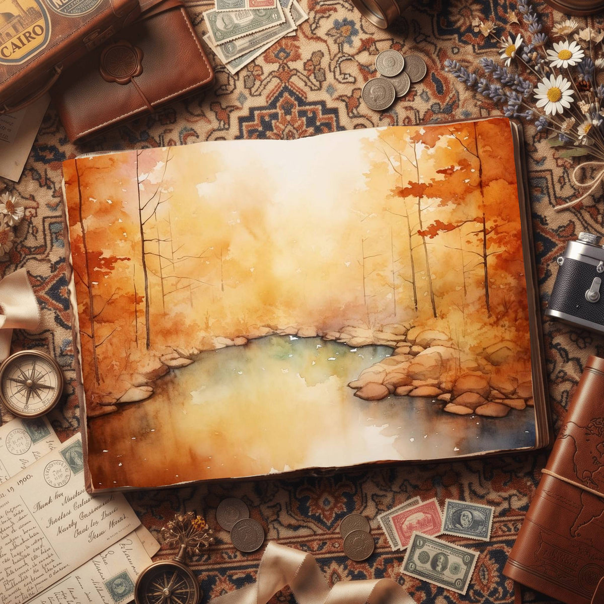 Autumn Landscapes Digital Papers