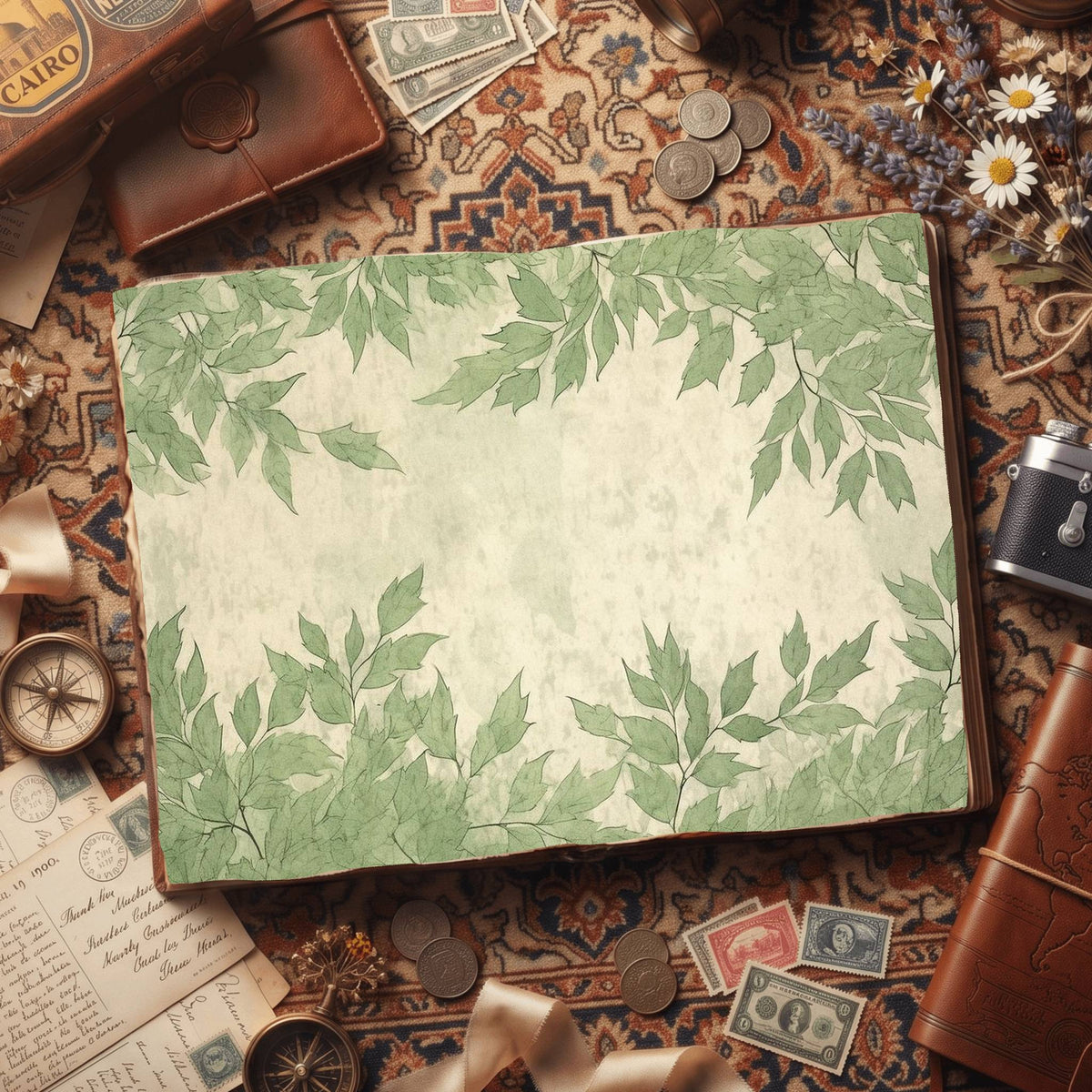 Basic Leaf Digital Papers