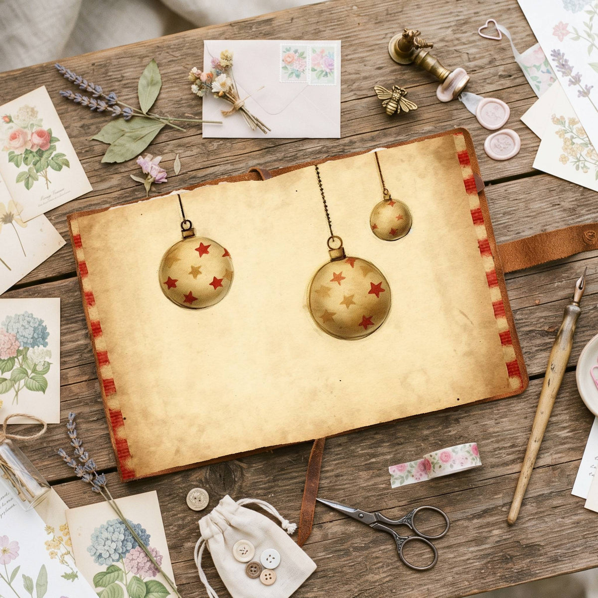 Bauble Digital Papers