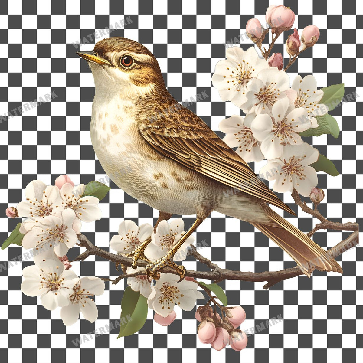 Birdti Vintage Style Clipart Pngs