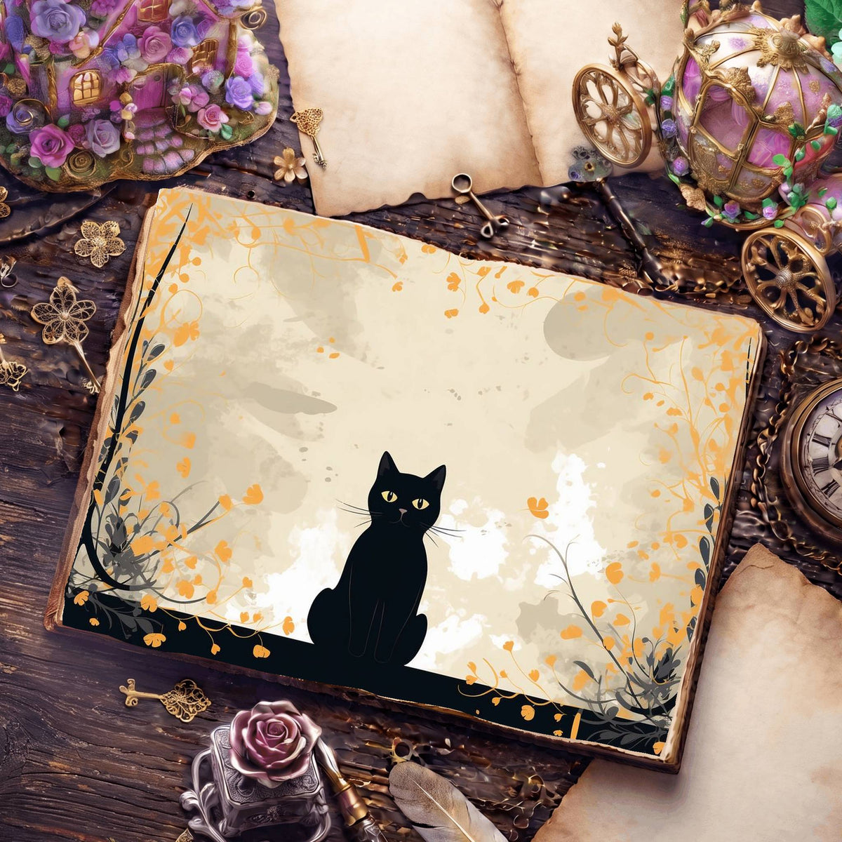 Black Cat Digital Papers