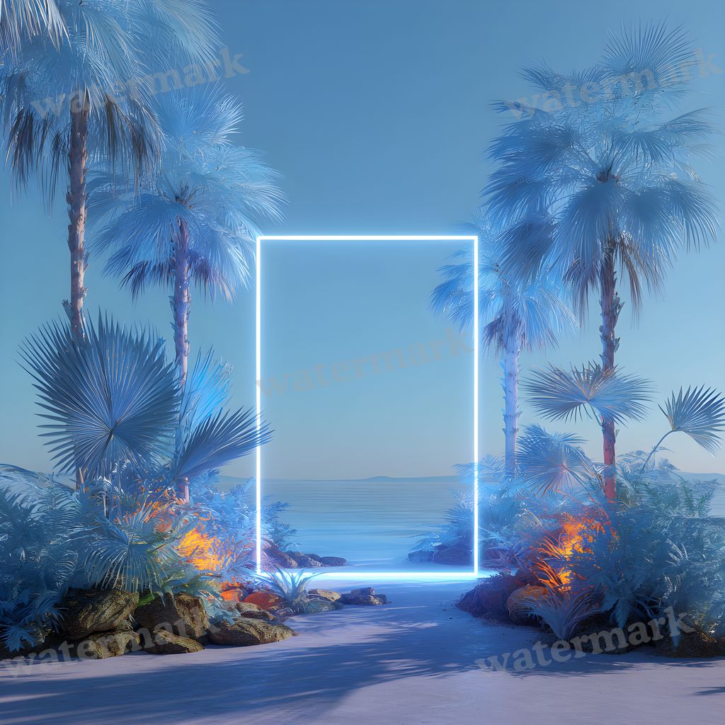 Blue Gradientd Render Backdrop Images