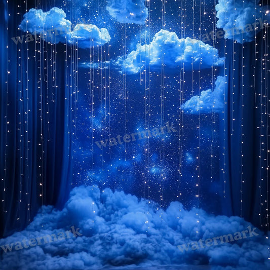 Blue Starry Backdrop Images