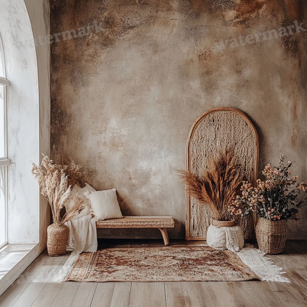 Boho Arches Backdrop Images