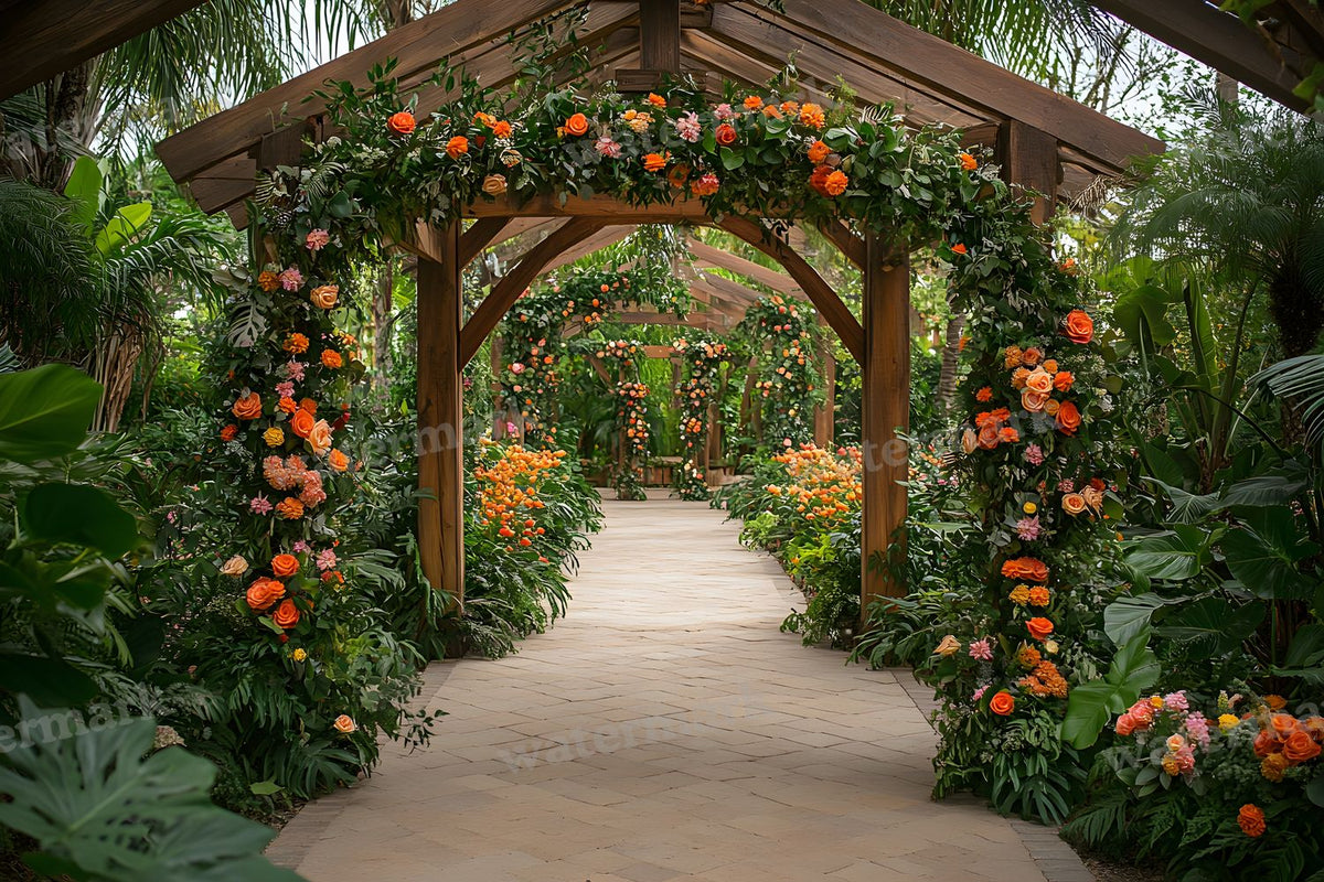 Botanical Wedding Backdrop Images