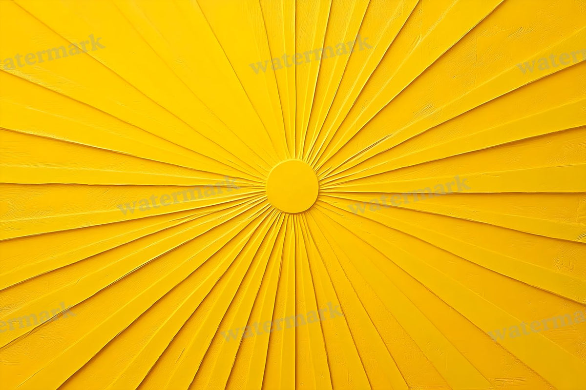 Bright Yellow Sunburst Backdrop Images