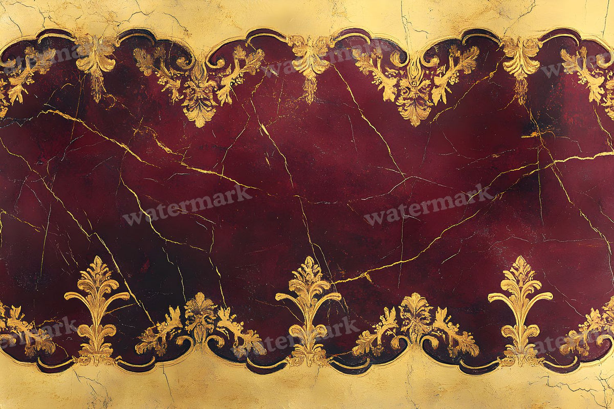 Burgundy Gold Marble Backdrop Images