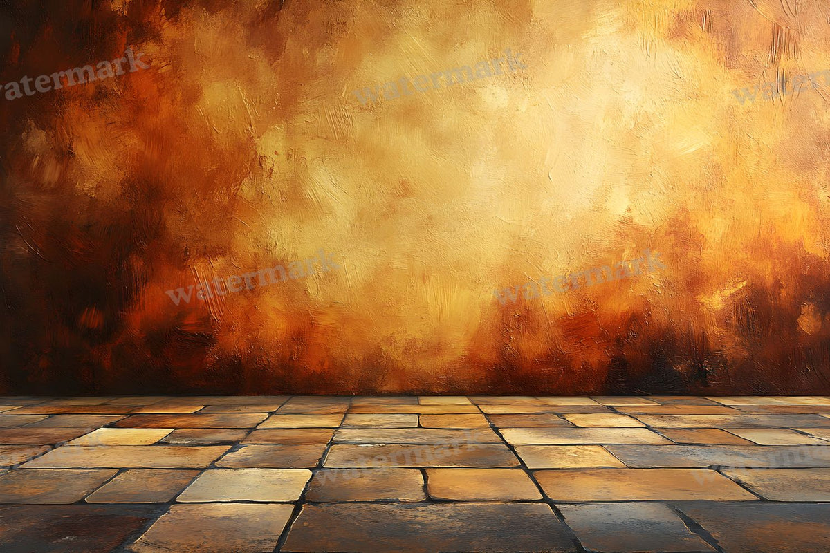 Burnt Amber Wall Backdrop Images