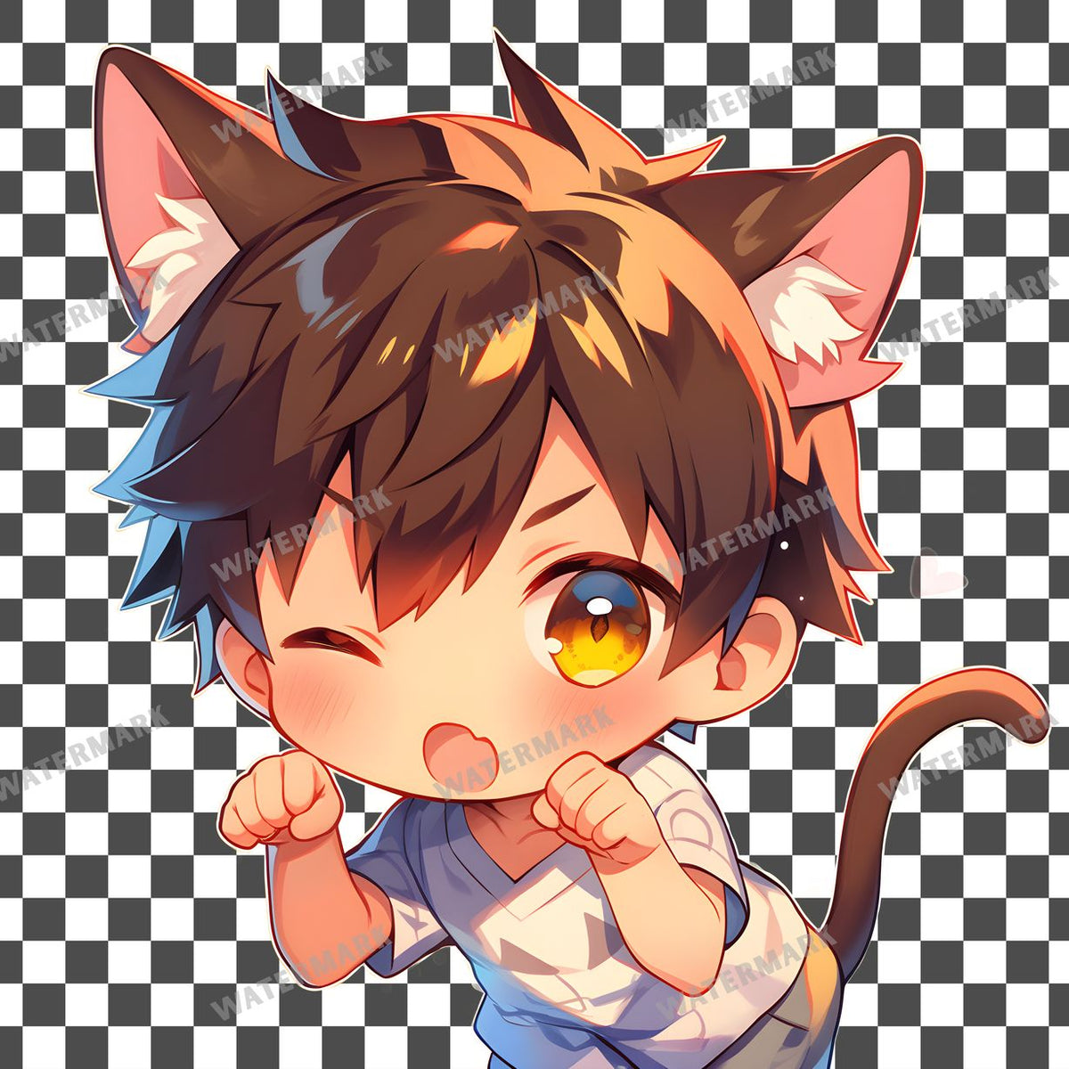 Catboy Anime Clipart Pngs