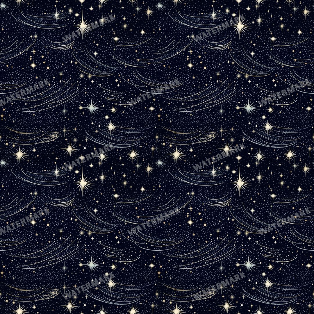 Celestial Seamless Pattern