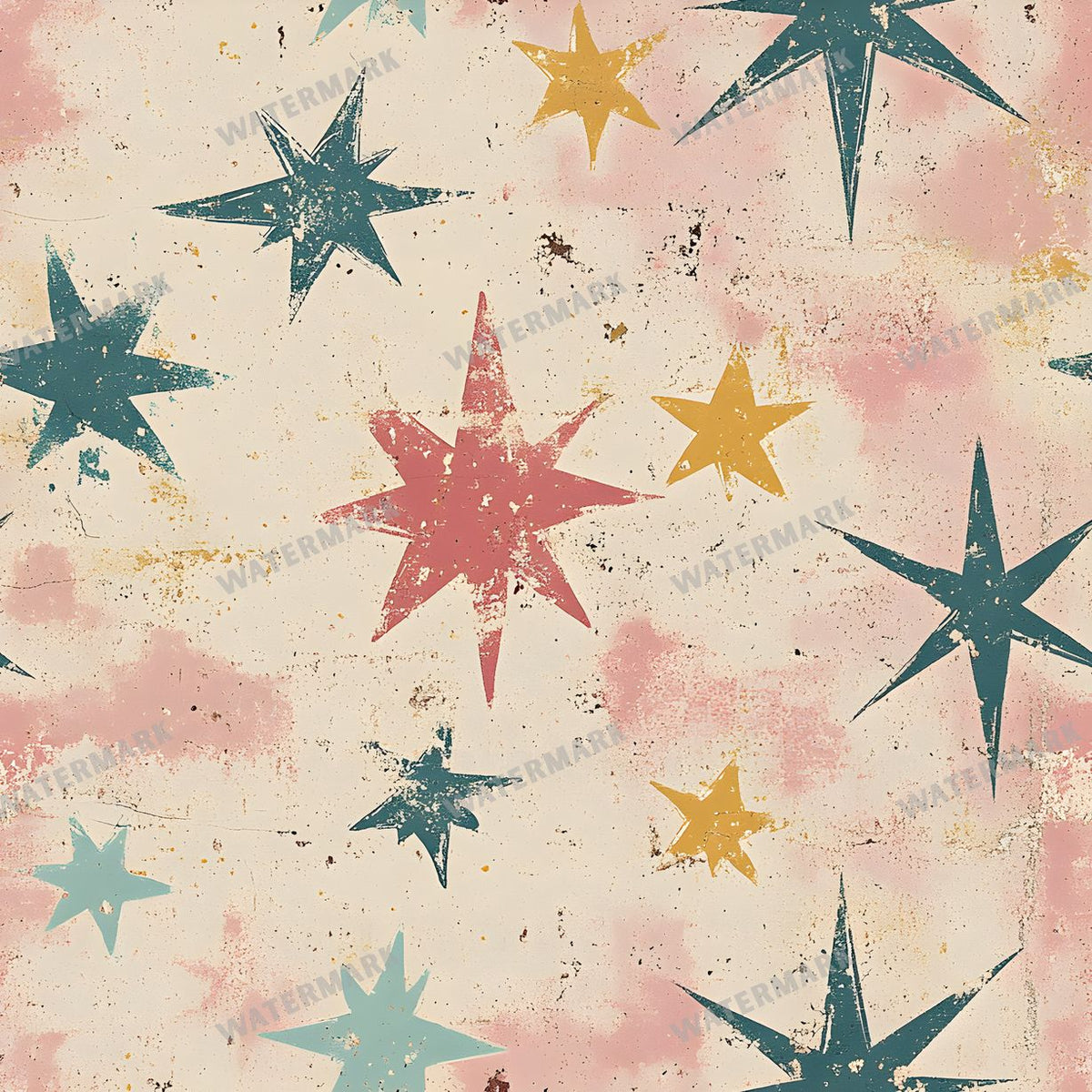 Celestial Seamless Pattern
