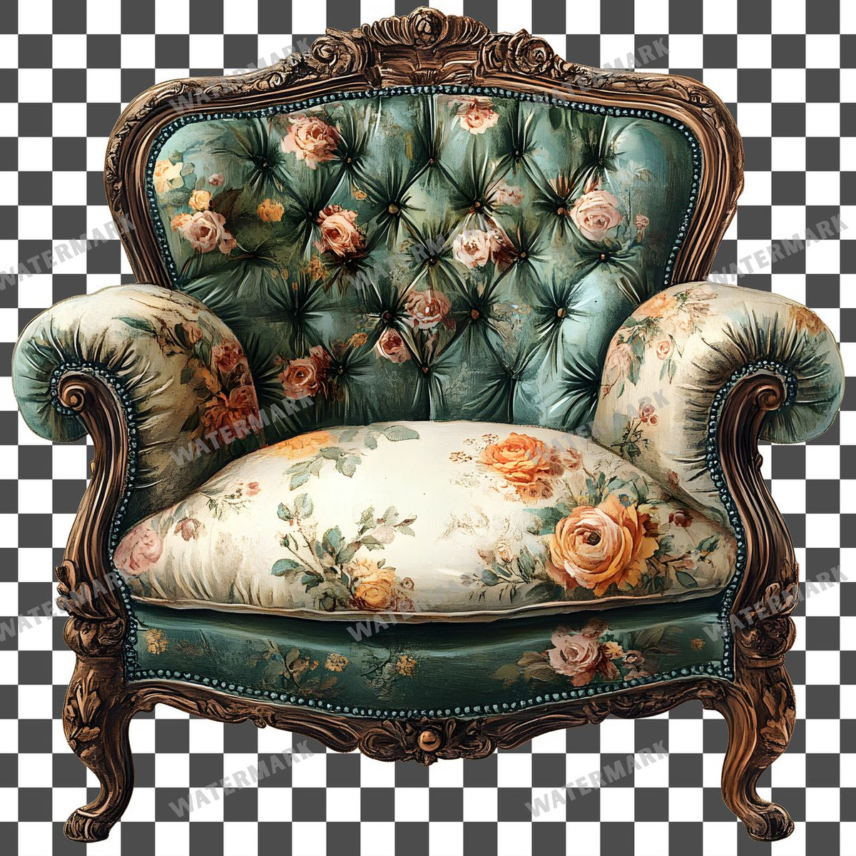 Chair Vintage Style Clipart Pngs